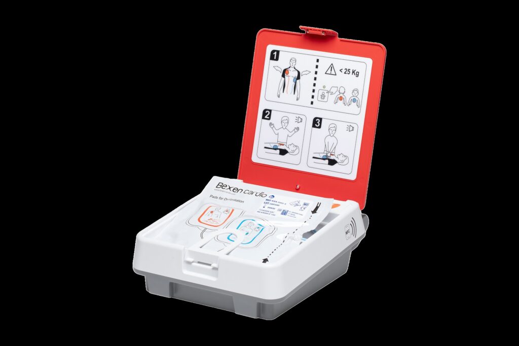 AED Reanibex 100 CPR TPO defibrilator prva pomoč